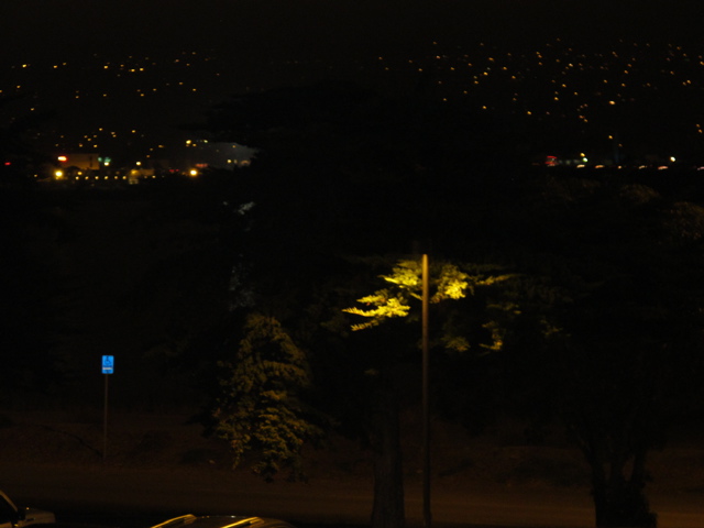 El Cerrito at night